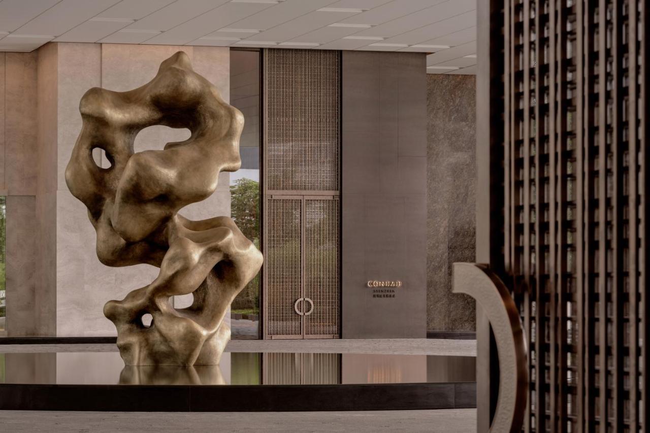 Conrad Shenzhen, The First Art Museum Hotel In Greater Bay Area With The Stunning Bay And Sunset View In The Hotel Terrace Exterior foto