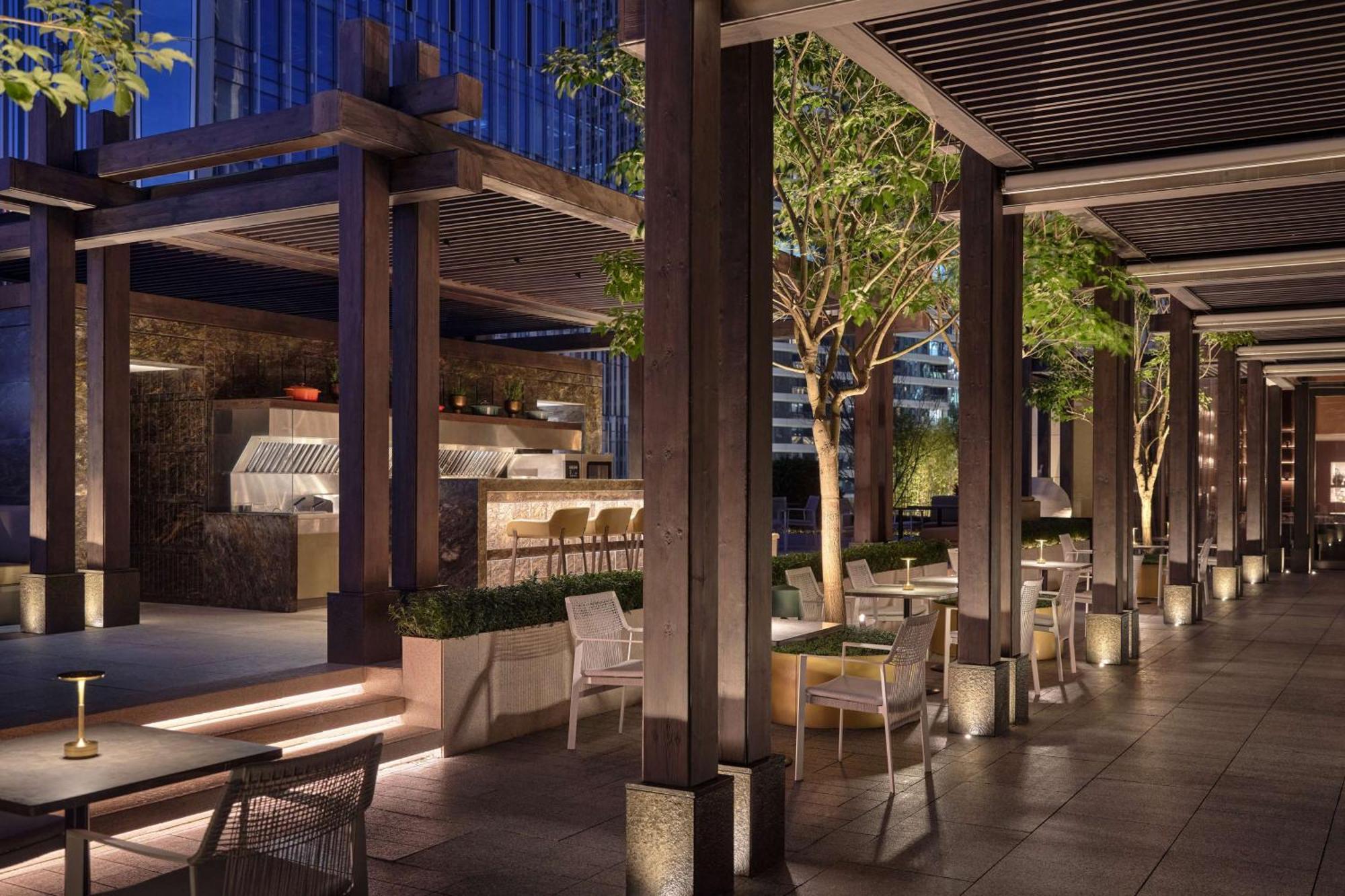 Conrad Shenzhen, The First Art Museum Hotel In Greater Bay Area With The Stunning Bay And Sunset View In The Hotel Terrace Exterior foto